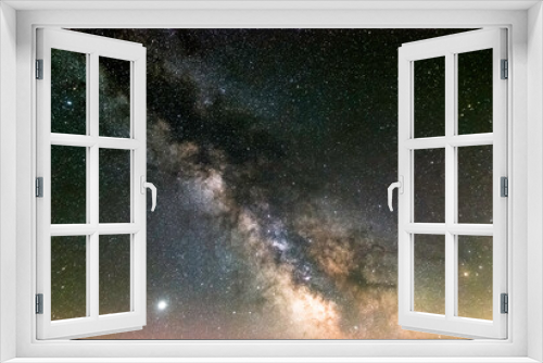 Fototapeta Naklejka Na Ścianę Okno 3D - Milky Way in a Dark Sky