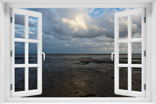 Fototapeta Naklejka Na Ścianę Okno 3D - Das Wattenmeer bei den Nordfriesischen Inseln