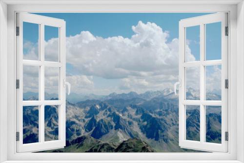 Fototapeta Naklejka Na Ścianę Okno 3D - les montagnes dans les Pyrénées en France