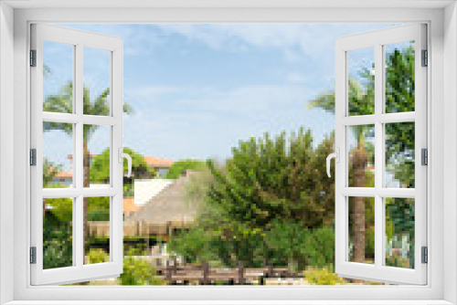 Fototapeta Naklejka Na Ścianę Okno 3D - Tropical garden