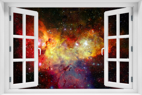 Fototapeta Naklejka Na Ścianę Okno 3D - Space nebula. Elements of this image were furnished by NASA.