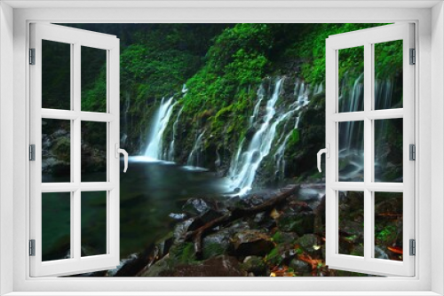 Fototapeta Naklejka Na Ścianę Okno 3D - Air Terjun Langkuik Tamiang Waterfall in Malalak West Sumatera