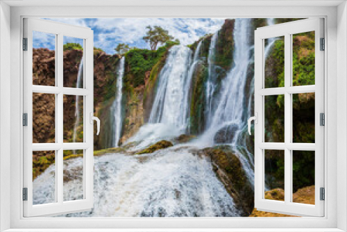 Fototapeta Naklejka Na Ścianę Okno 3D - Ouzoud Waterfalls - a true natural wonder 
