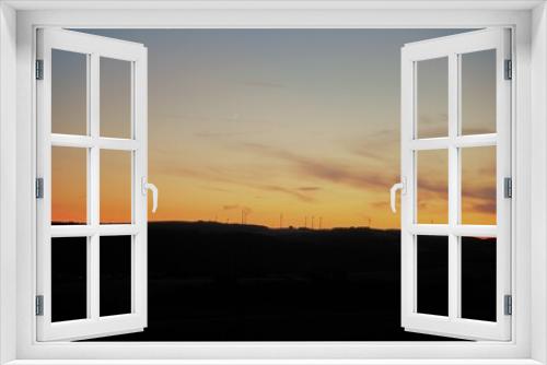 Fototapeta Naklejka Na Ścianę Okno 3D - Abendrot Himmelsblick Katzweiler