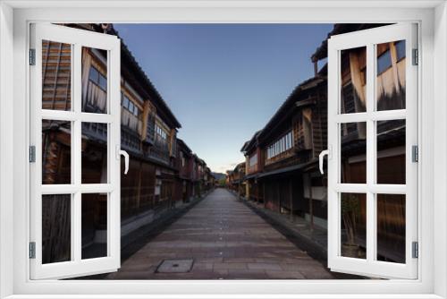 Fototapeta Naklejka Na Ścianę Okno 3D - District of Higashi Chaya in Kanazawa (Japan)