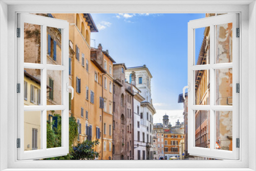 Fototapeta Naklejka Na Ścianę Okno 3D - Street in Rome, Italy