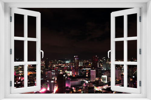 Fototapeta Naklejka Na Ścianę Okno 3D - City by Night
