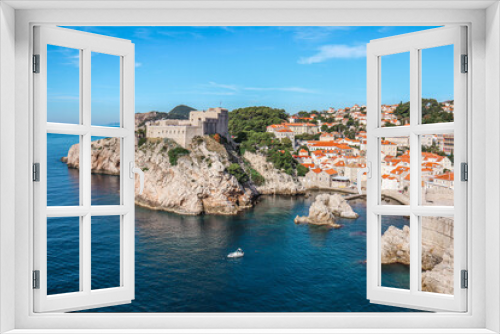 Fototapeta Naklejka Na Ścianę Okno 3D - view of dubrovnik croatia