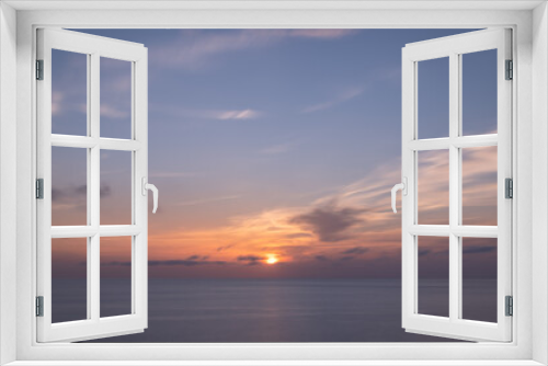 Fototapeta Naklejka Na Ścianę Okno 3D - A beautiful sunset over the Mediterranean