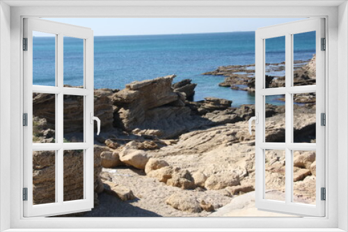 Fototapeta Naklejka Na Ścianę Okno 3D - Izrael wybrzeze