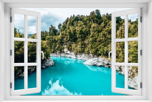 Fototapeta Naklejka Na Ścianę Okno 3D - Hokitika Gorge