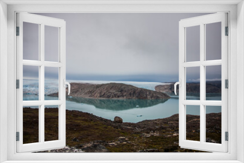 Fototapeta Naklejka Na Ścianę Okno 3D - Summer landscape in the fiords of Narsaq, South West Greenland