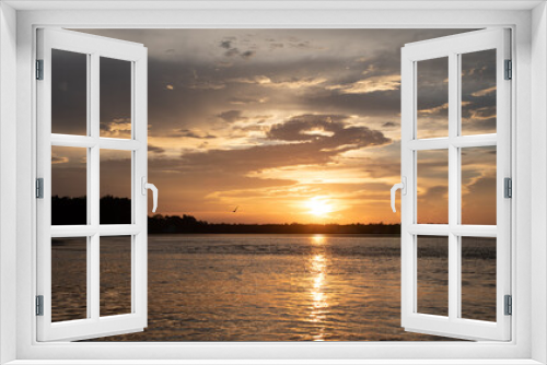 Fototapeta Naklejka Na Ścianę Okno 3D - Sunset at Topsail