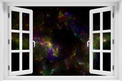 Fototapeta Naklejka Na Ścianę Okno 3D - Star field background . Magic glow night sky.