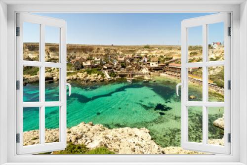 Fototapeta Naklejka Na Ścianę Okno 3D - Malta, the village of Popeye