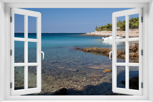 Fototapeta Naklejka Na Ścianę Okno 3D - spiaggia Cigrada - Murter (Croazia)