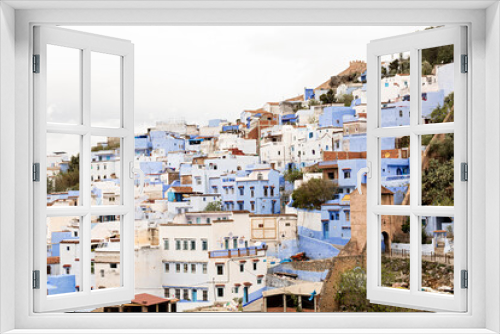 Fototapeta Naklejka Na Ścianę Okno 3D - Paisaje de Chefchaouen, Marruecos.