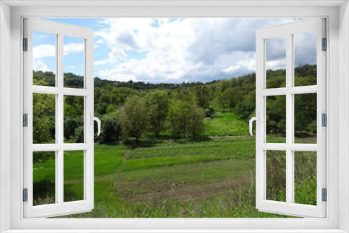 Fototapeta Naklejka Na Ścianę Okno 3D - Beautiful green landscape