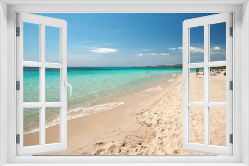 Fototapeta Naklejka Na Ścianę Okno 3D - Spiaggia di Palombaggia, Corsica, Francia