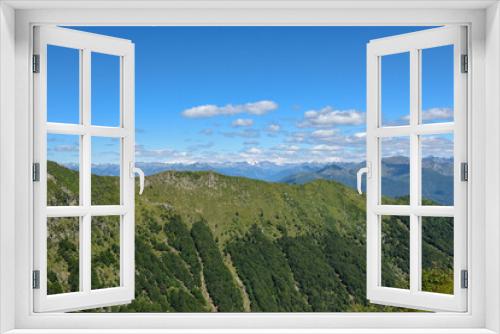 Fototapeta Naklejka Na Ścianę Okno 3D - Mountain view at mount Tamaro in Switzerland