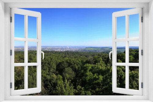 Fototapeta Naklejka Na Ścianę Okno 3D - Panorama vom Schweinsbergturm