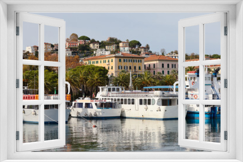 La Spezia and port, view from the sea