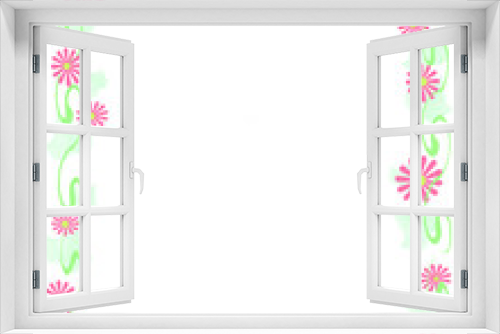 Fototapeta Naklejka Na Ścianę Okno 3D - pink petals poster