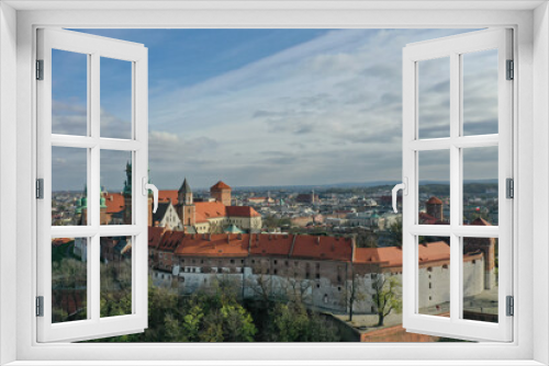 Fototapeta Naklejka Na Ścianę Okno 3D - Krakow Poland, Wawel Castle