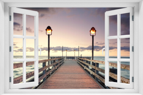 Fototapeta Naklejka Na Ścianę Okno 3D - an der Küste