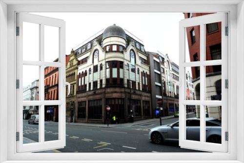 Fototapeta Naklejka Na Ścianę Okno 3D - street in the city of london