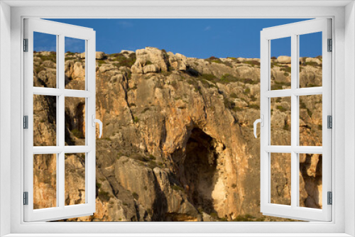 Fototapeta Naklejka Na Ścianę Okno 3D - Ghar Lapsi rock formation in Malta