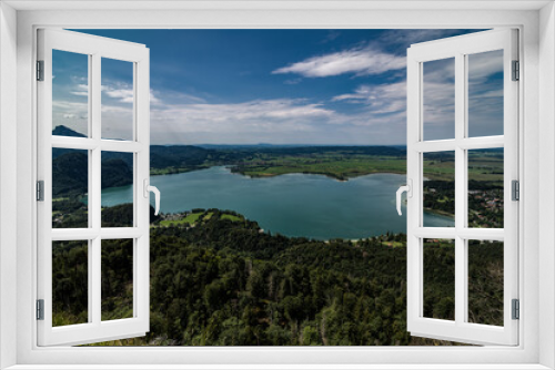 Fototapeta Naklejka Na Ścianę Okno 3D - The Kochelsee in Bavaria, Germany