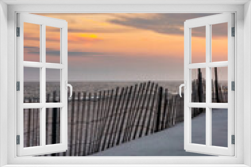 Fototapeta Naklejka Na Ścianę Okno 3D - Pastel Sunset on the Beach