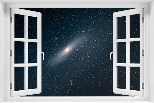 Fototapeta Naklejka Na Ścianę Okno 3D - space background with stars of the andromeda galaxy