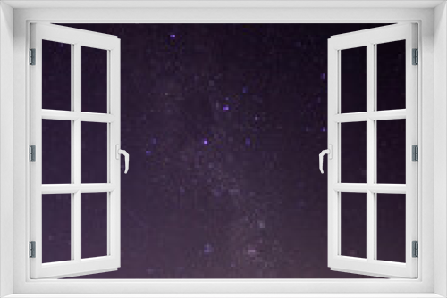 Fototapeta Naklejka Na Ścianę Okno 3D - Céu noturno estrelado observado da zona rural