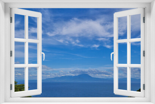 Fototapeta Naklejka Na Ścianę Okno 3D - 島根半島の最尖端の地蔵崎から大山(だいせん)方面眺望