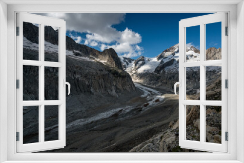Fototapeta Naklejka Na Ścianę Okno 3D - view of Oberaletsch Glacier in the Valais Alps