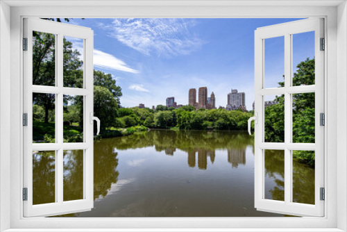 Fototapeta Naklejka Na Ścianę Okno 3D - Central Park Lake