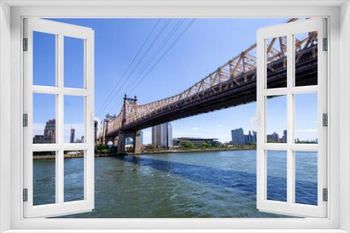Fototapeta Naklejka Na Ścianę Okno 3D - Queensboro Bridge
