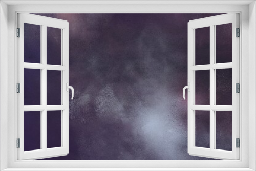 Fototapeta Naklejka Na Ścianę Okno 3D - beautiful very dark violet, dark gray and old lavender colored vintage abstract painted background with space for text or image. can be used as horizontal header or banner orientation