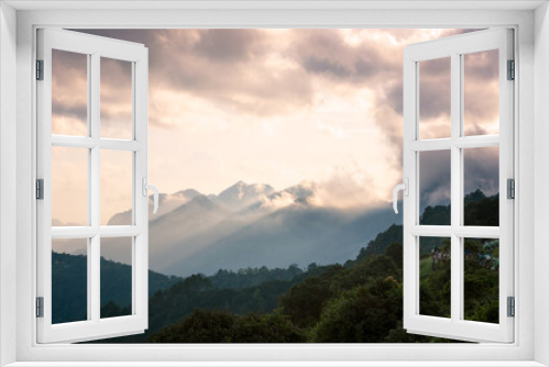 Fototapeta Naklejka Na Ścianę Okno 3D - Monsone Viewpoint