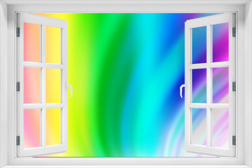 Light Multicolor, Rainbow vector backdrop with bent lines.
