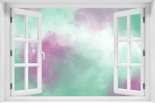 Illustration. Green and purple powder background. Pattern texture wallpaper.