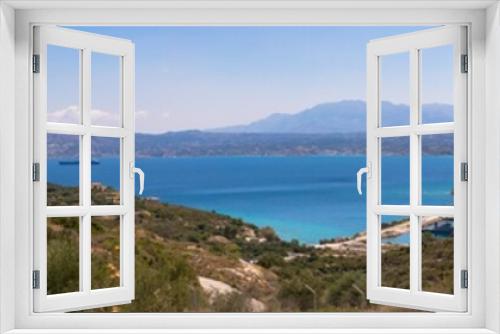 Fototapeta Naklejka Na Ścianę Okno 3D - Panoramic view of the coastline of Crete, Greece