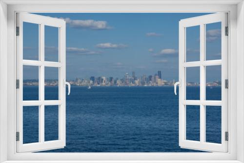Fototapeta Naklejka Na Ścianę Okno 3D - Seattle–Bainbridge Ferry