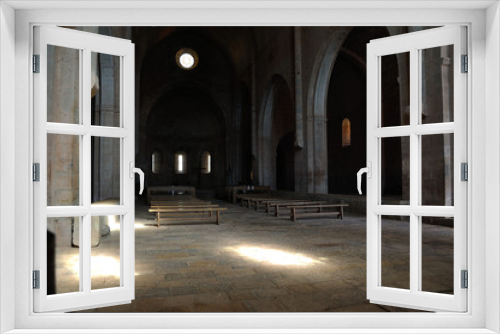 Fototapeta Naklejka Na Ścianę Okno 3D - abbaye du Thoronet