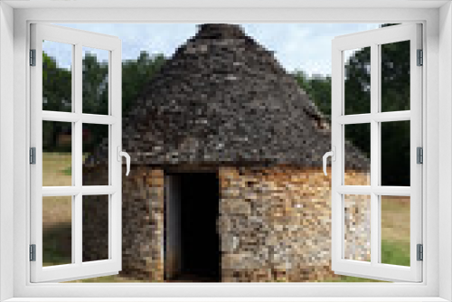 Fototapeta Naklejka Na Ścianę Okno 3D - Dordogne, Périgord, Frankreich: Schafstall, Cabane
