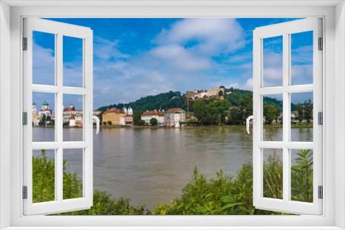 Fototapeta Naklejka Na Ścianę Okno 3D - Blick auf Passau