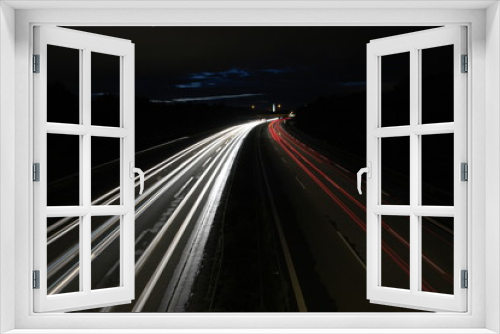 Fototapeta Naklejka Na Ścianę Okno 3D - Autobahn 05