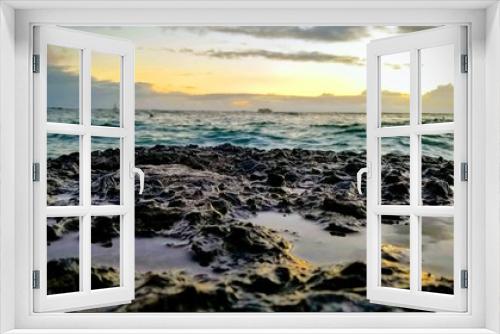 Fototapeta Naklejka Na Ścianę Okno 3D - Rocky Shore